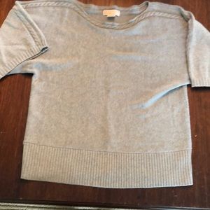 MICHAEL KORS WOMENS GRAY SWEATER 3/4DOLMAN SLEEVE